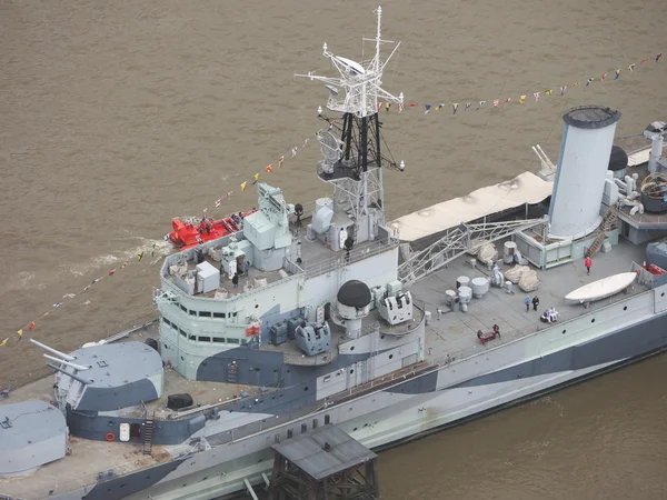 HMS Belfast london — Stockfoto