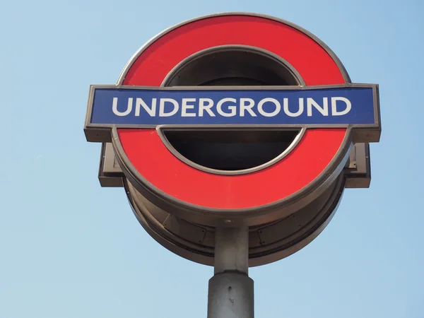 London tube teken — Stockfoto