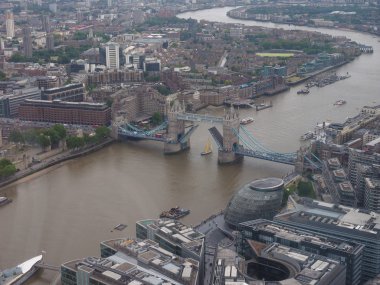 Londra 'nın havadan görüntüsü