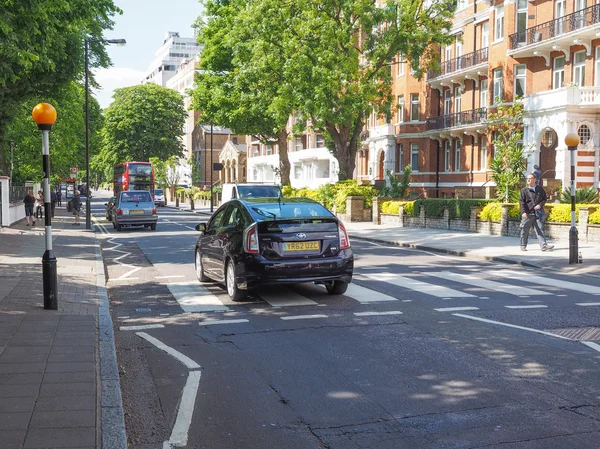 Abbey road Londra geçitte — Stok fotoğraf