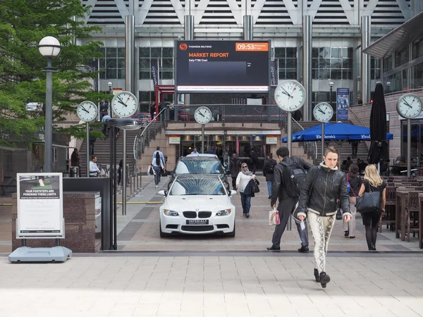 Canary Wharf en Londres — Foto de Stock