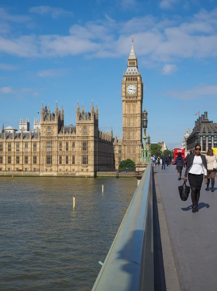 Здания парламента Лондона — стоковое фото