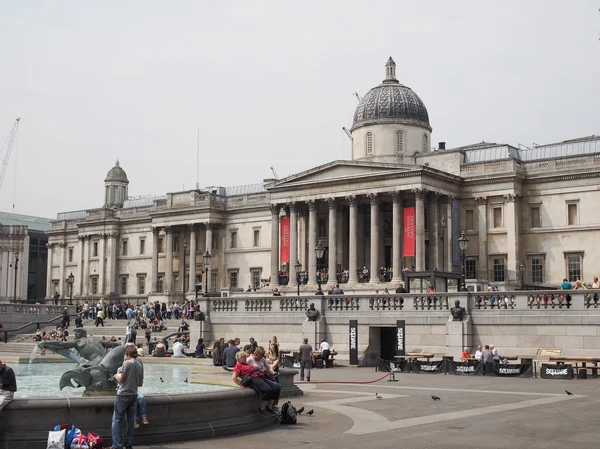 Trafalgar náměstí v Londýně — Stock fotografie