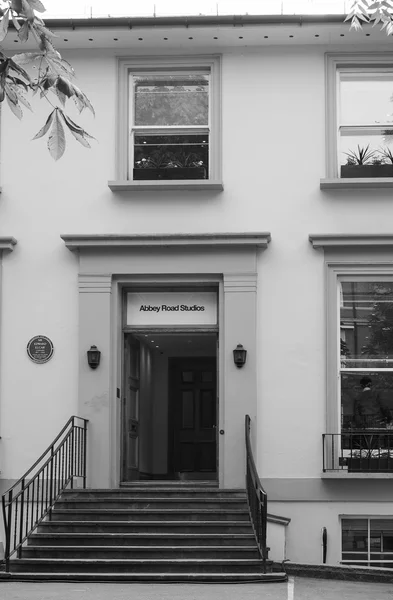 Monolocali Abbey Road in bianco e nero a Londra — Foto Stock