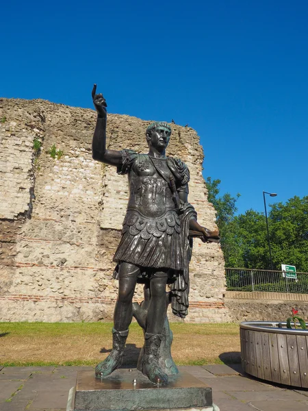 Trajanus staty i London — Stockfoto