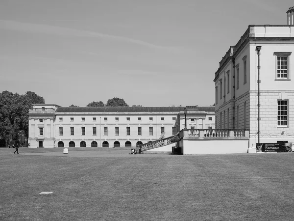 Musée maritime noir et blanc à Londres — Photo