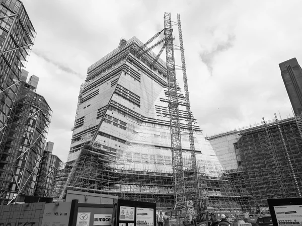 Black and white Tate Modern 2 in London — Stock Photo, Image