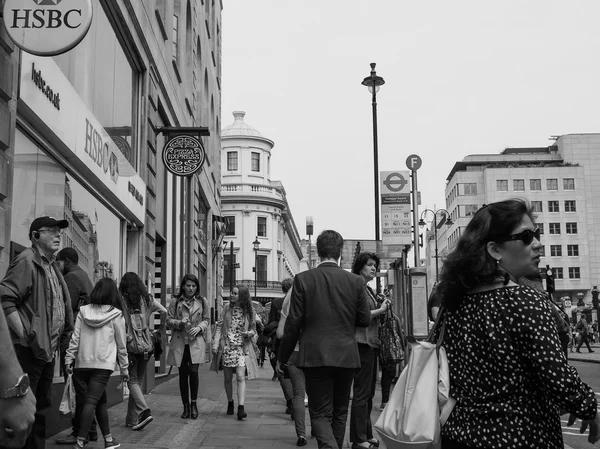 Londres blanco y negro — Foto de Stock