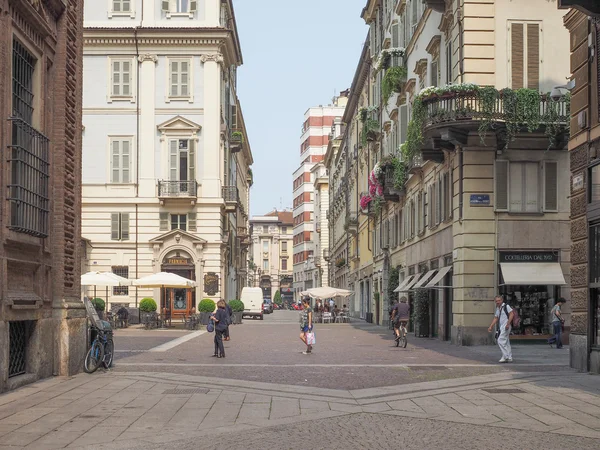 Piazza Carignano, Torino — Stok fotoğraf