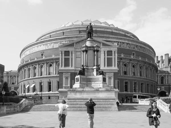 Zwart-wit Royal Albert Hall in Londen — Stockfoto