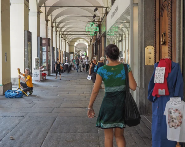 Turistas visitando Turín — Foto de Stock