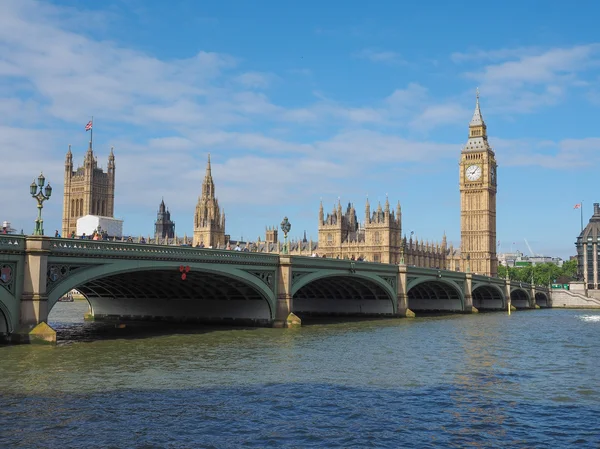 Londra 'daki parlamento binaları — Stok fotoğraf