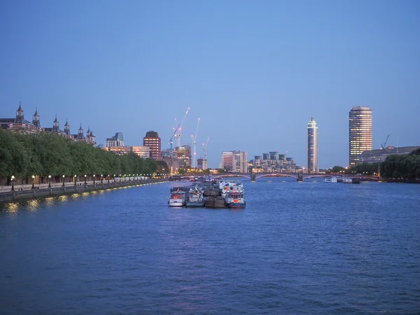 Rio Tâmisa em Londres — Fotografia de Stock