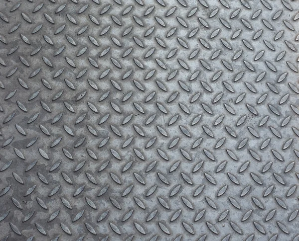 Piastra in acciaio grigio diamante sfondo — Foto Stock