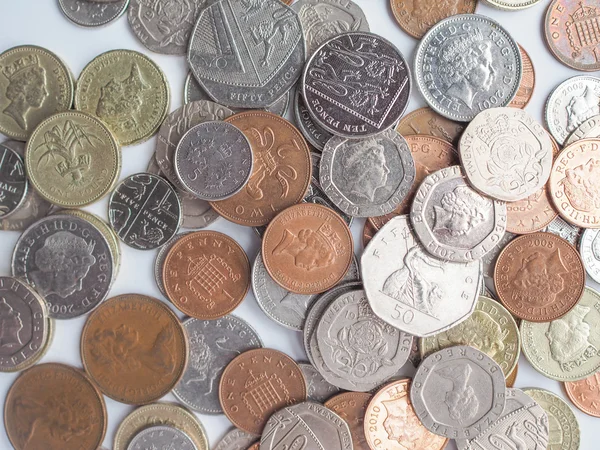Фунт монети — стокове фото