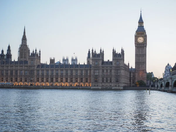 Здания парламента Лондона — стоковое фото