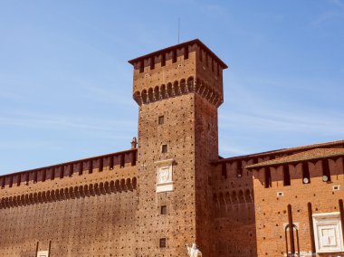 Retro castello sforzesco milan bak