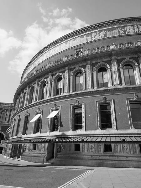 Svart och vitt Royal Albert Hall i London — Stockfoto