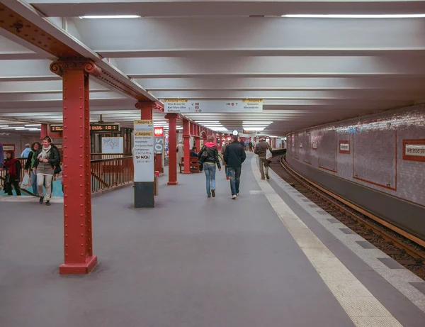 Alexander Platz station in Berlin — стокове фото