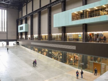 Londra'daki Tate Modern türbin Salonu