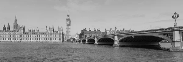 Black and white View of London — Stock Photo, Image