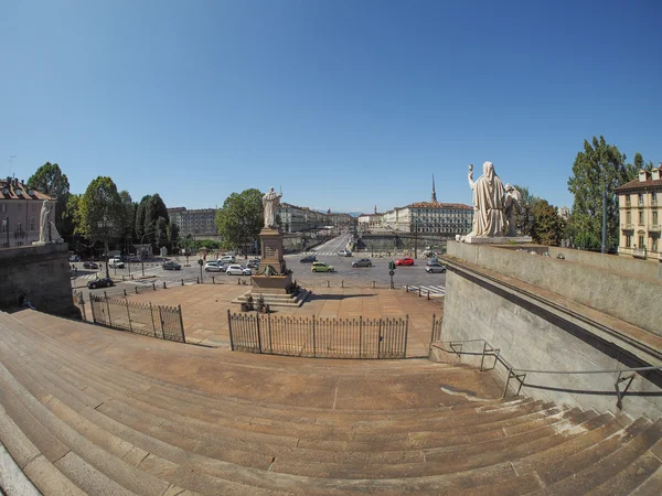 Piazza Vittorio in Turin — Stockfoto