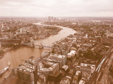 Londra 'nın Havadan görüntüsü
