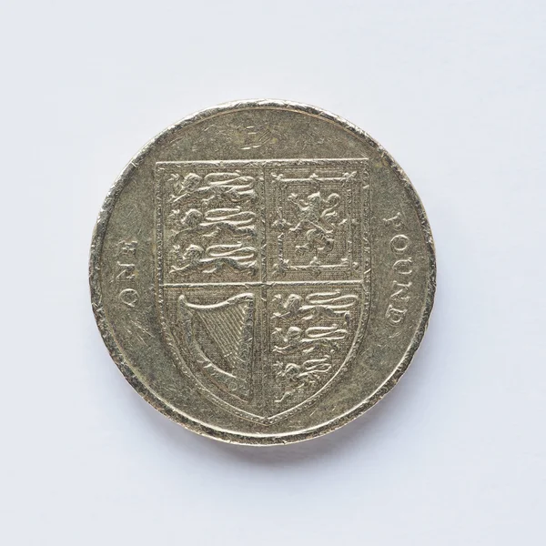 UK 1 Pound coin — Stock Photo, Image