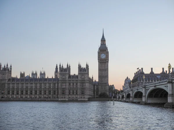 Здания парламента Лондона — стоковое фото