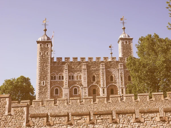 Torre de Londres de aspecto retro — Foto de Stock