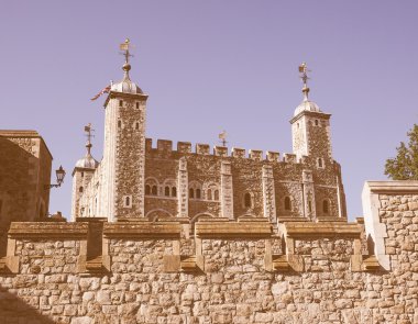 Londra görünümlü retro