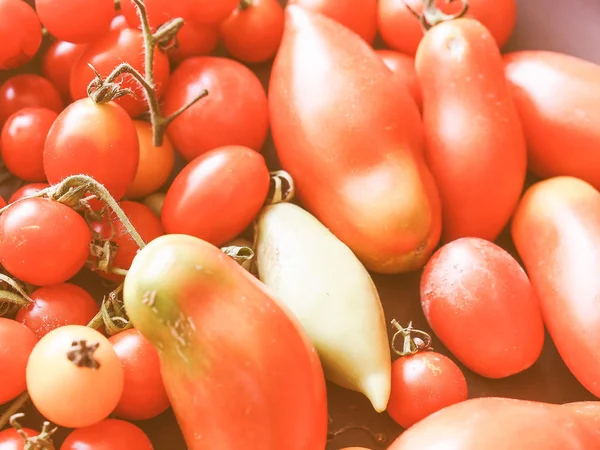 Retro looking Tomato vegetable — Stock Photo, Image