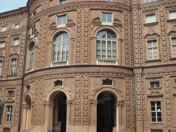 Palazzo Carignano em Turim — Fotografia de Stock