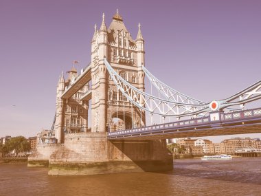 Retro Tower Bridge Londra'da arıyorsunuz