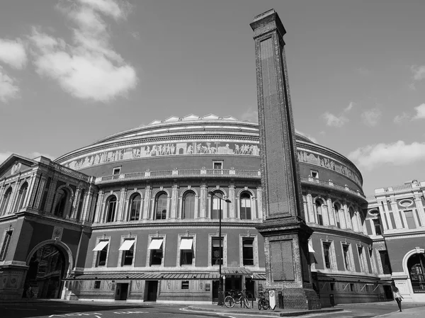 Siyah ve beyaz Royal Albert Hall Londra — Stok fotoğraf