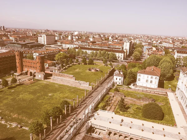 Retro aussehender Torri Palatin Turin — Stockfoto