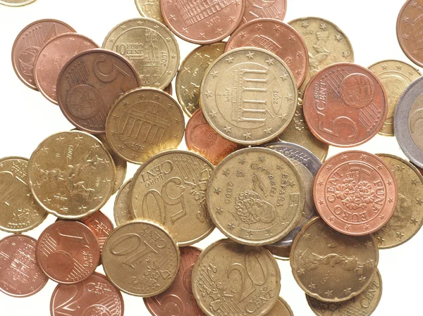 Euro coins — Stock Photo, Image