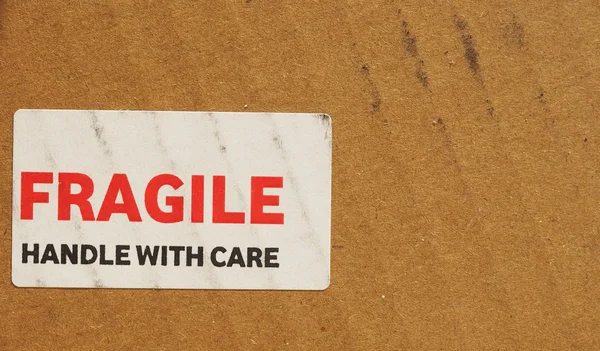 Fragile sign — Stock Photo, Image