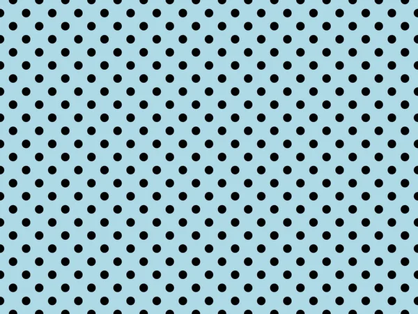 black polka dots pattern over light blue useful as a background