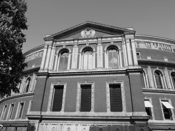 Royal Albert Hall noir et blanc à Londres — Photo