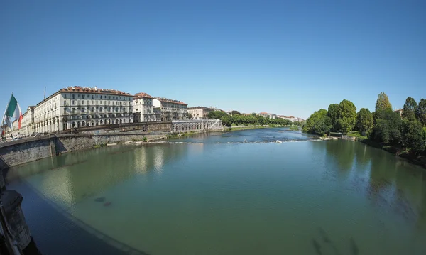 Rivière Po à Turin — Photo