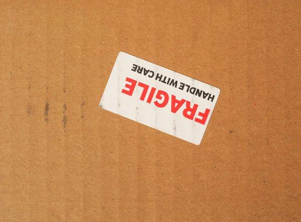 Fragile sign — Stock Photo, Image