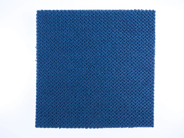 Ukázka modrou tkaninou — Stock fotografie