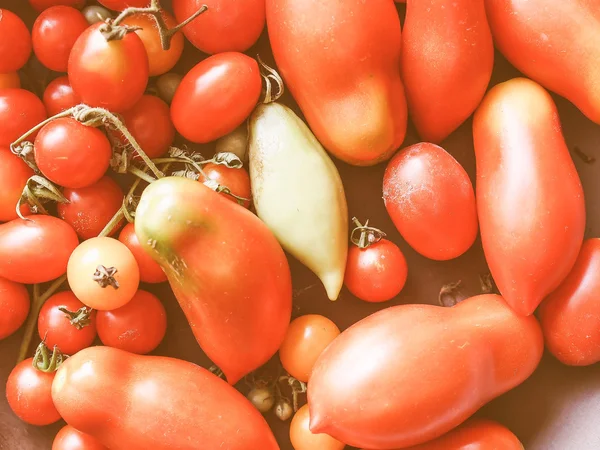 Retro looking Tomato vegetable — Stock Photo, Image