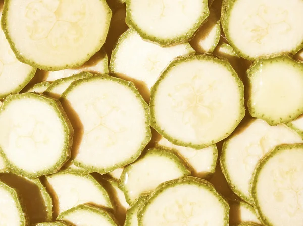 Retro looking Courgettes zucchini — Stock Photo, Image