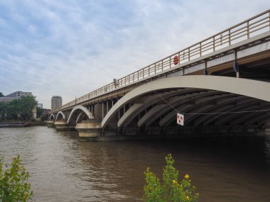 Londra, İngiltere thames Nehri panoramik manzaralı