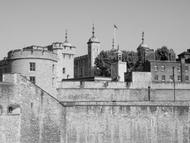 Siyah ve beyaz Tower of London