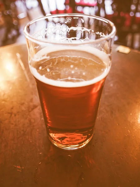 Retro looking Ale beer — Stock Photo, Image