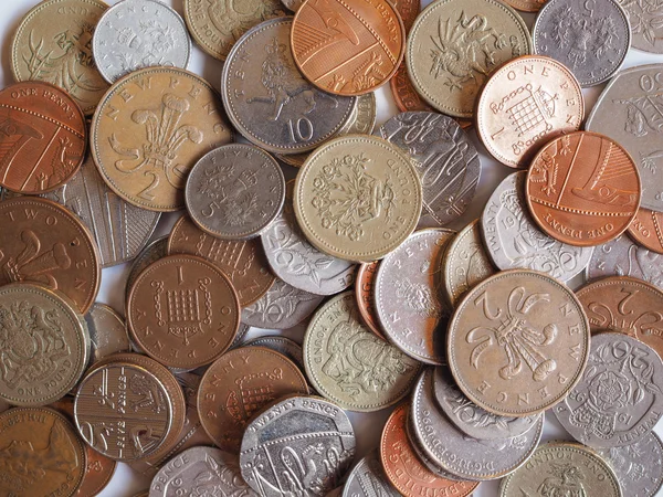 Pound coins — Stock Photo, Image