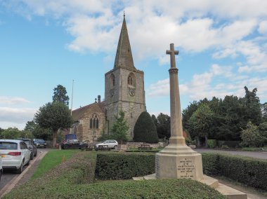 Tanworth ın Arden yeşille Köyü